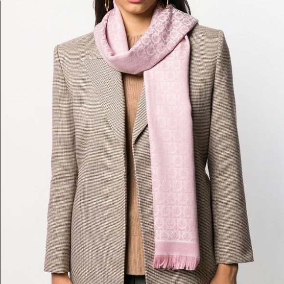 Salvatore Ferragamo Accessories - Salvatore Ferragamo Gancini Wool Scarf